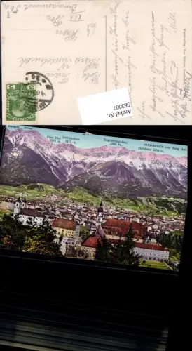 583007,Innsbruck gegen Süden Berg Isel