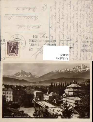 584120,Innsbruck Kettenbrücke m. Hungerburg Brücke