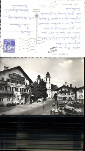 584830,tolle Foto-AK Innsbruck Hotel Central Cafe Restaurant Auto Oldtimer