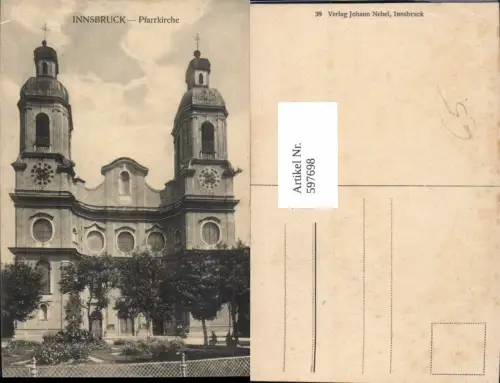 597698,Innsbruck Pfarrkirche Kirche
