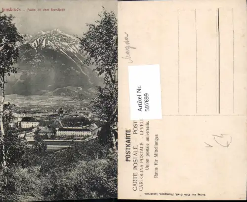 597699,Innsbruck Partie m. d. Brandjoch pub Fritz Gratl