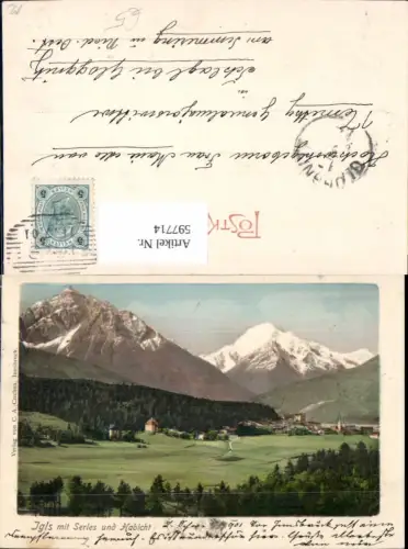 597714,Innsbruck Igls m. Serles u. Habicht