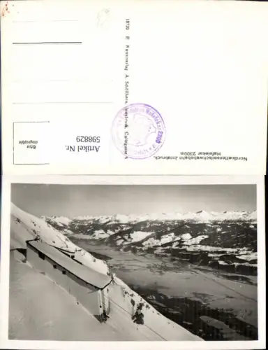 598829,Foto Ak Innsbruck Nordkettenseilbahn Hafelekar