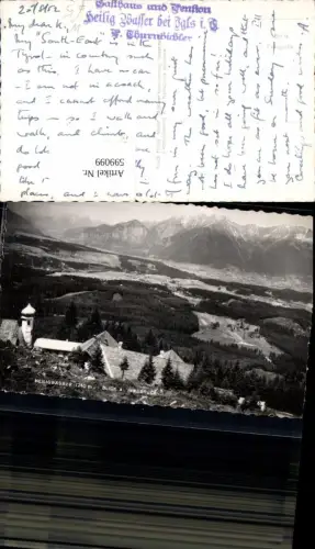 599099,Foto Ak Heiligwasser Blick a. Innsbruck Igls Kirche