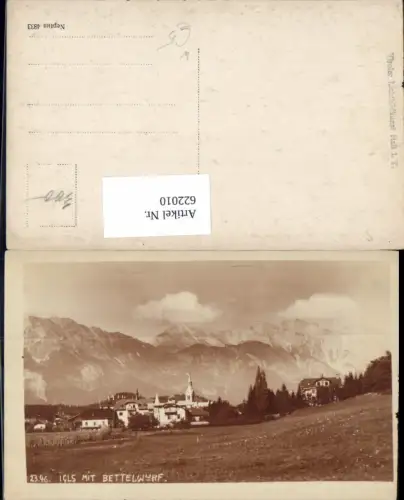 622010,Foto Ak Igls Innsbruck m. Bettelwurf Innsbruck-Igls