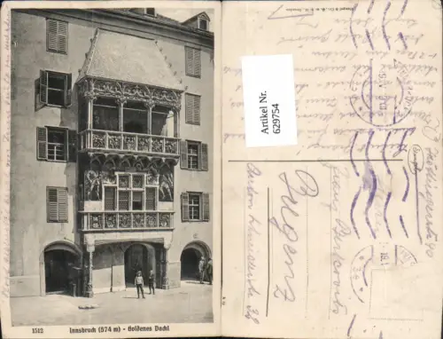 629754,Foto Ak Innsbruck Goldenes Dachl