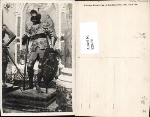 629786,Innsbruck Hofkirche Ritter Rüstung pub A. Stockhammer 894