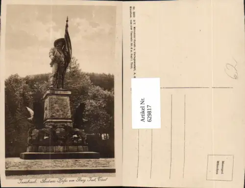 629817,Innsbruck Andreas Hofer-Denkmal a. Berg Isel