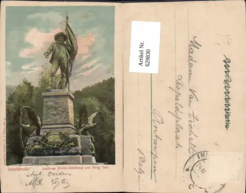 629830,Innsbruck Andreas Hofer-Denkmal Berg Isel pub C. A. Czlchna D 496