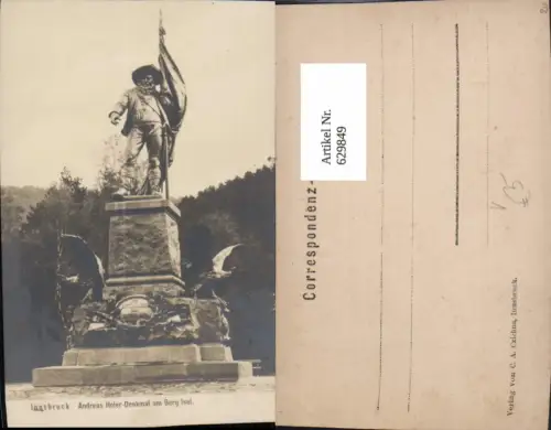 629849,Innsbruck Andreas Hofer-Denkmal am Berg Isel pub C. A. Czichna