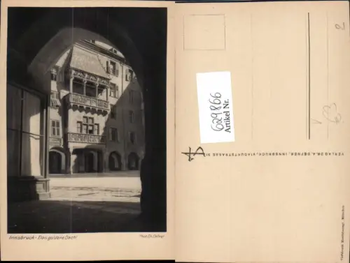 629866,Innsbruck Goldenes Dachl pub Dr. Defner