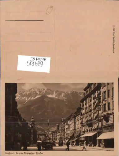 629887,Innsbruck Maria-Theresien-Straße Annasäule Nordkette