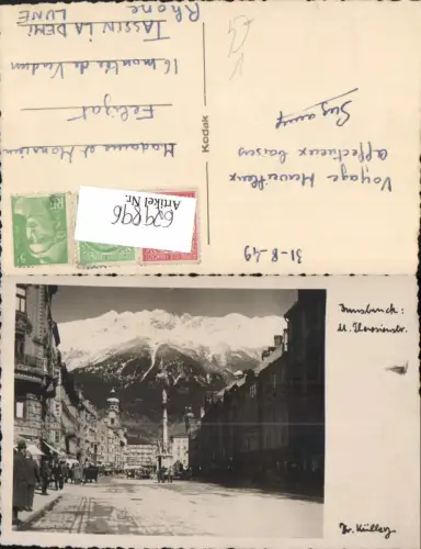 629896,Innsbruck Maria-Theresien-Straße Annasäule Nordkette pub Dr. Külley