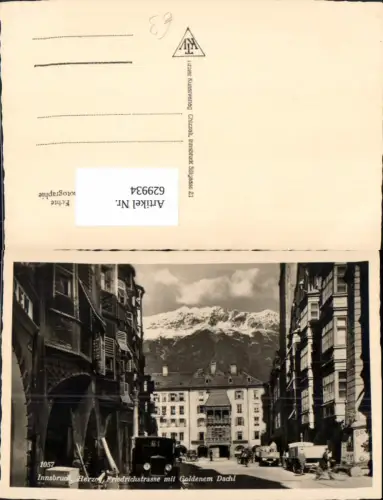 629934,Foto Ak Innsbruck Herzog-Friedrichstraße m. Goldenem Dachl