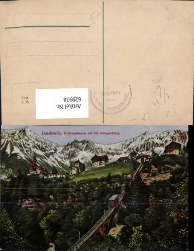 629938,Innsbruck Drahtseilbahn auf die Hungerburg Bergbahn