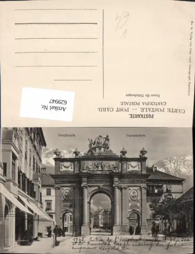 629947,Innsbruck Triumphpforte pub Fritz Gratl 15