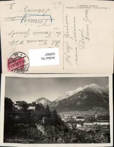 629967,Innsbruck mit Berg Isel