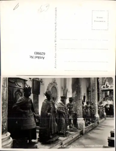 629983,Foto Ak Innsbruck Hofkirche linksseitige Statuengruppe