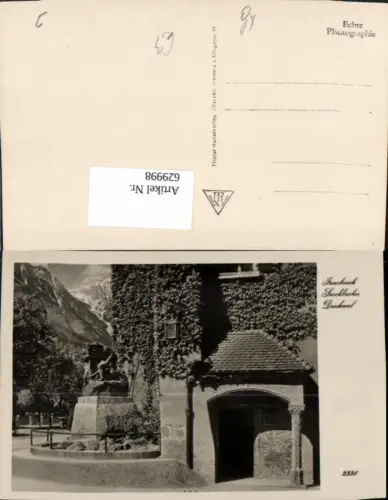 629998,Foto Ak Innsbruck Speckbauer Denkmal