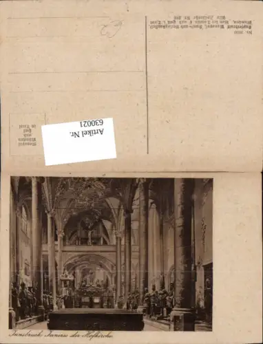 630021,Innsbruck Inneres d. Hofkirche