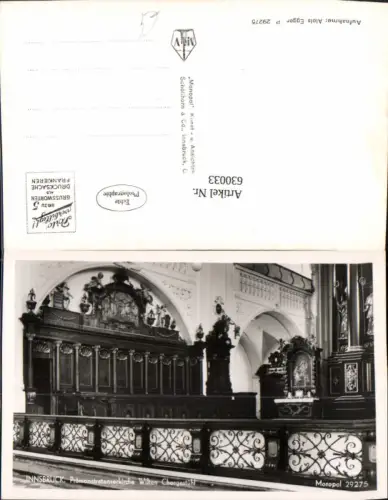 630033,Foto Ak Innsbruck Prämonstratenserkirche Wilten Chorgestühl