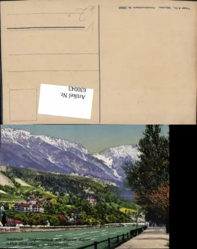 630043,Innsbruck Innpromenade m. Pension Kayser Schloss Weiherburg u. Mariabrunn pub Purger Co 12248