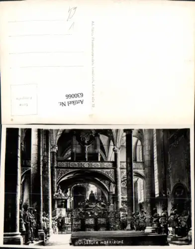 630066,Foto Ak Innsbruck Hofkirche Innenansicht pub Ad. Künz