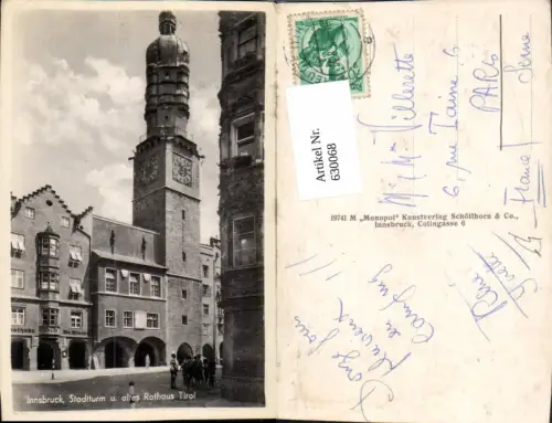 630068,Innsbruck Stadtturm u. Altes Rathaus