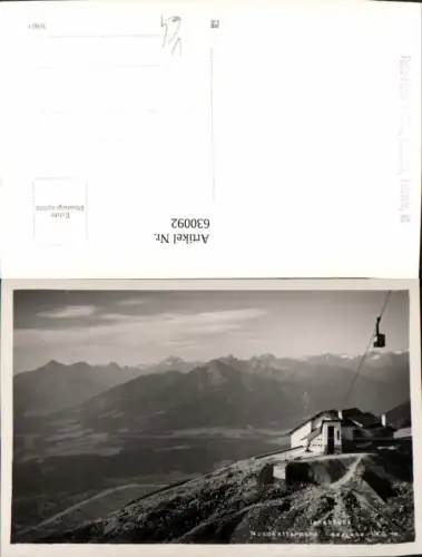 630092,Foto Ak Innsbruck Nordkettenbahn Seegrube Bergbahn Seilbahn Gondel pub A. Künz