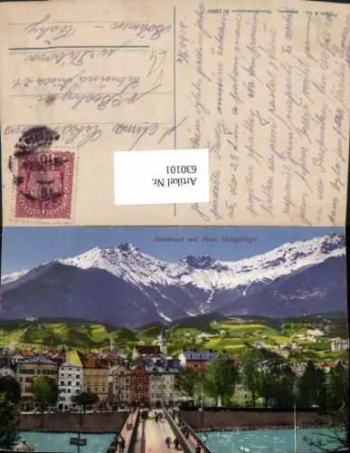 630101,Innsbruck m. Frau Hittgebirge pub Purger Co 13987