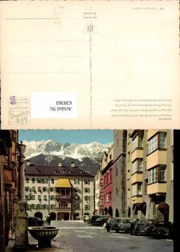 639360,Innsbruck Herzog-Friedrich-Straße m. Goldenem Dachl VW Käfer