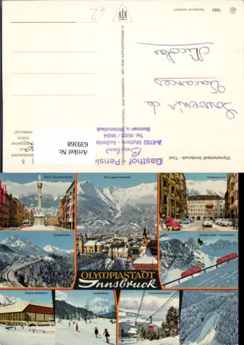639368,Mehrbild Ak Innsbruck Europabrücke Goldenes Dachl Patscherkofelbahn