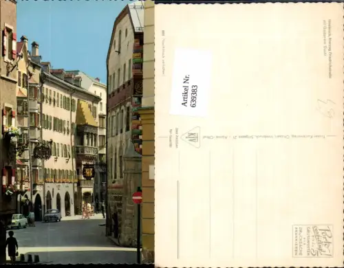 639383,Innsbruck Herzog Friedrichstraße m. Goldenem Dachl