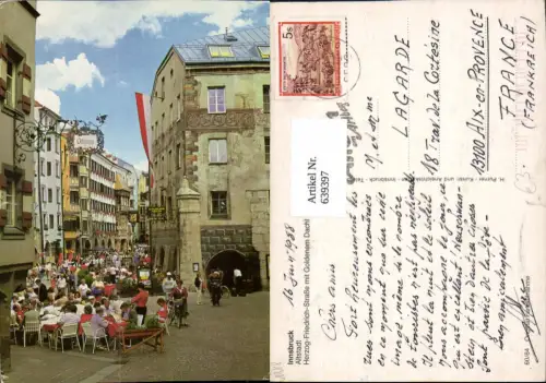 639397,Innsbruck Altstadt Herzog-Friedrich-Straße m. Goldenem Dachl