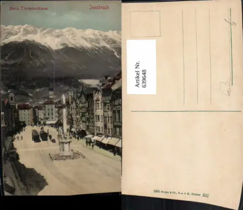 639648,Innsbruck Maria-Theresien-Straße Annasäule