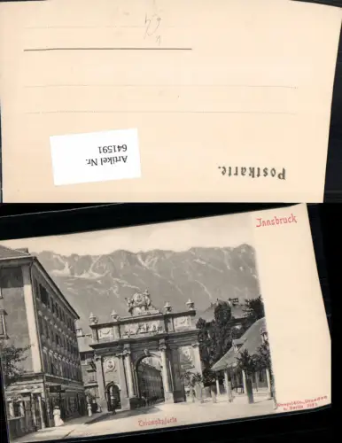 641591,Innsbruck Triumphpforte pub Stengel Co 2321
