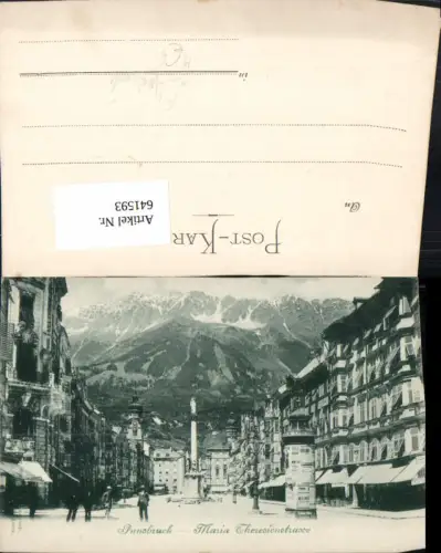 641593,Innsbruck Maria-Theresienstraße Litfaßsäule