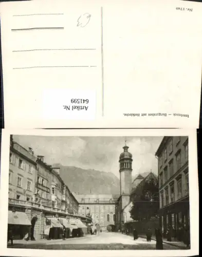 641599,Innsbruck Burggraben u. Hofkirche Kirche
