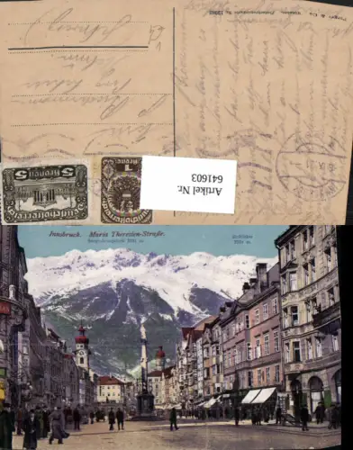 641603,Innsbruck Maria Theresien-Straße Annasäule pub Purger Co 13983