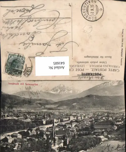 641605,Innsbruck mit Serlesspitze pub Fritz Gratl