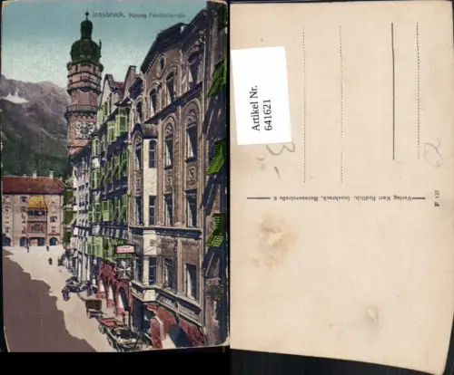 641621,Innsbruck Herzog Friedrichstraße Goldenes Dachl