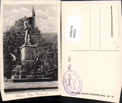 641622,Innsbruck Berg Isel Andreas Hofer Denkmal