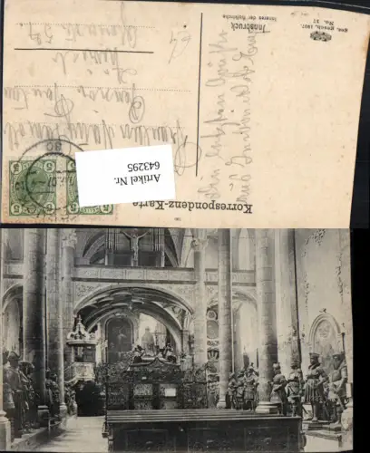 643295,Innsbruck Inneres d. Hofkirche Ritter Rüstung