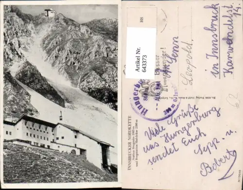 643373,Innsbruck Nordkette Station Seegrube Bergstation Hafelekar