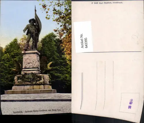 643395,Innsbruck Andreas-Hofer-Denkmal a. Berg Isel