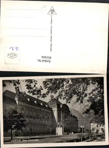 651924,Innsbruck Neue Universität