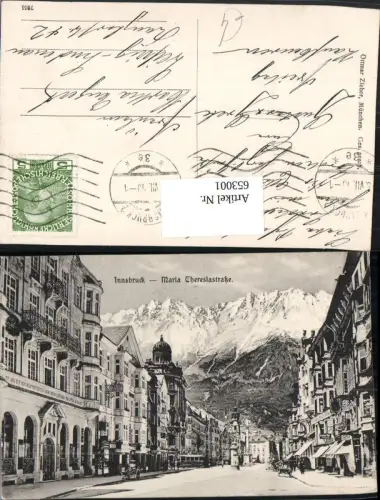 653001,Innsbruck Maria Theresiastraße Litfaßsäule