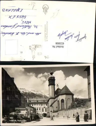 653008,Foto Ak Innsbruck Hofkirche