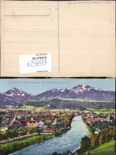 653527,Innsbruck mit Serles u. Nockspitze pub Purger Co 12244