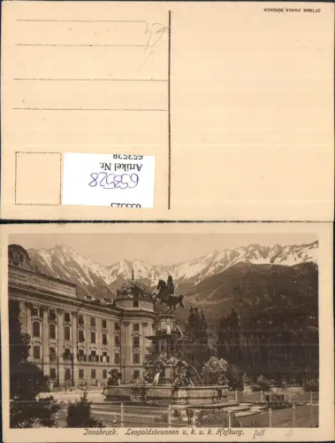 653528,Innsbruck Leopoldsbrunnen u. Kk Hofburg pub Ottmar Zieher